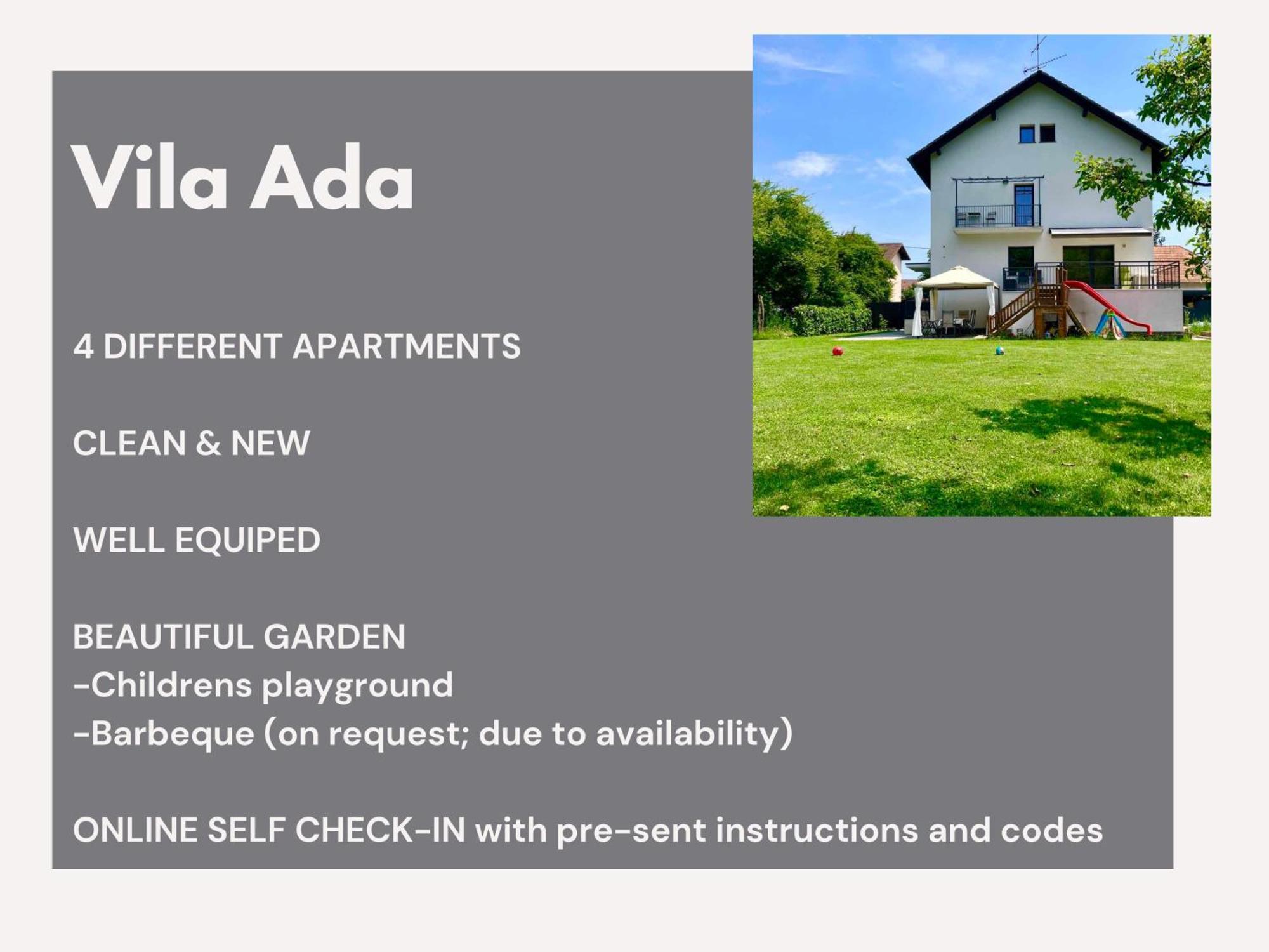 Vila Ada - 4 Cosy Apartments Ljubljana Exterior foto